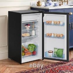 106 Litre Free Standing Under Counter Fridge Freezer Single Door, LED Lighting