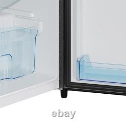 106 Litre Free Standing Under Counter Fridge Freezer Single Door, LED Lighting