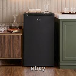 106 Litre Free Standing Under Counter Fridge Freezer Single Door, LED Lighting