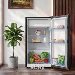 106 Litre Free Standing Under Counter Fridge Freezer Single Door, LED Lighting