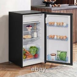 106 Litre Free Standing Under Counter Fridge Freezer Single Door, LED Lighting
