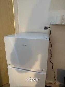 1x LOGIK Undercounter Fridge Freezer White LUC50W23