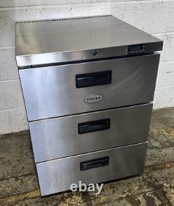 2022 Foster HR150 3D Undercounter Fridge 3 Drawer 13-106 150 Litres
