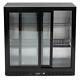 2 Sliding Glass Door Graded Under Counter Man Cave Bottle Pub Type Beer Fridge