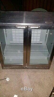 2 Small Double Under-Counter Commercial Fridge