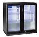 2 Hinged Doors Under Counter Bar Fridge Prodis