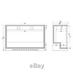 3 Door Low Height Undercounter Sliding Door Drink Bottle Bar Cooler Fridge