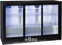 3 HINGED doors under counter bar fridge PRODIS