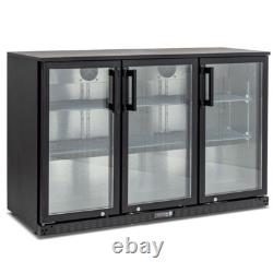 3 Hinged Door Bar Undercounter Fridge Cooler New @ £649 Inc Free Delivery