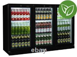 3 Sliding Door Undercounter Man Cave Pub Drink Bottle Fridge New Bb3s