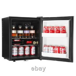 40L Mini Fridge 48 Cans Under Counter Small Cooler Fridge Removable Shel