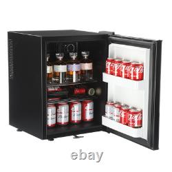 40L Mini Fridge 48 Cans Under Counter Small Cooler Fridge Removable Shel