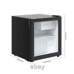 43/83L Undercounter Drinks Cooler Fridge Beverage Refrigerator Single Glass Door
