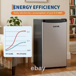 45L Under Counter Fridge Freestanding Mini Fridge Quiet 41dB Small Drinks Fridge