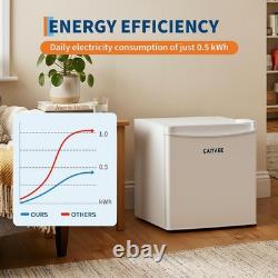 45L Under Counter Fridge Freezer Freestanding 5-Level (0-18°c) Energy-Save white