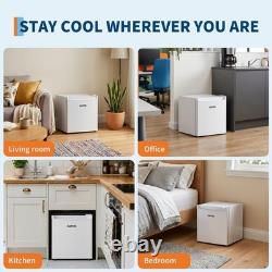 45L Under Counter Fridge Freezer Freestanding 5-Level (0-18°c) Energy-Save white