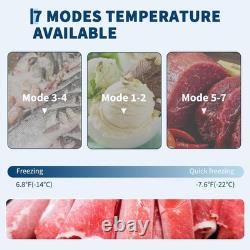 45L Under Counter Larder Fridge Freestanding Mini Fridge Temperature Control