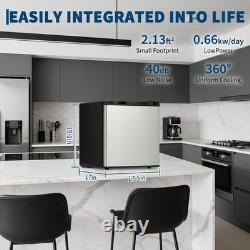45L Under Counter Larder Fridge Freestanding Mini Fridge Temperature Control