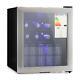 46l Drinks Cooler Fridge Glass Door Compact Counter Top Beer Wine Chiller