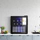 46/90l Drinks Cooler Fridge Withglass Door Under Counter Beer Wine Display Chiller