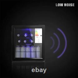 46/90L Drinks Cooler Fridge withGlass Door Under Counter Beer Wine Display Chiller