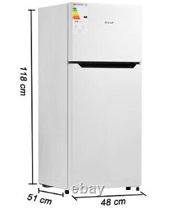 48 CM Small Fridge Freezer 70/30 Built-in Refrigerator Under Counter Frost Free