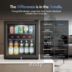50L Drinks Fridge with Removable Shelves Brand New Vonhaus