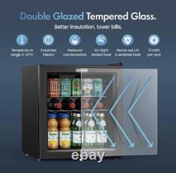 50L Drinks Fridge with Removable Shelves Brand New Vonhaus