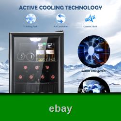 52L/70L Freestanding Fridge with Glass Door 0-10? Drinks Fridge Table Top Fridge