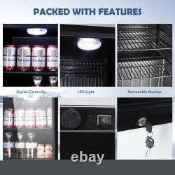 52L/70L Freestanding Fridge with Glass Door 0-10? Drinks Fridge Table Top Fridge
