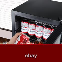 52L/70L Freestanding Fridge with Glass Door 0-10? Drinks Fridge Table Top Fridge