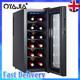55w Under Counter Fridge 33l Beer / Wine Cooler With Glass Door Touch Panel New