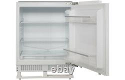 600mm Small Under Counter Larder Fridge White 135L Capacity Built Under 3 Shelf