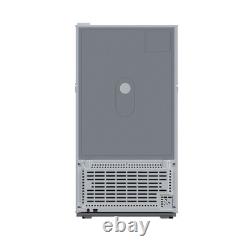 70L Dual Door Compact Refrigerator Adjustable Thermostat Freestand Small Fridge
