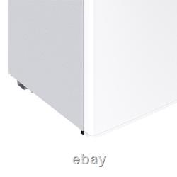 70L Dual Door Compact Refrigerator Adjustable Thermostat Freestand Small Fridge