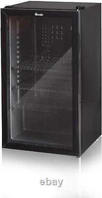 80L Glass Fronted Undercounter Freestanding Beverage/Drinks Fridge for Wine, Dri