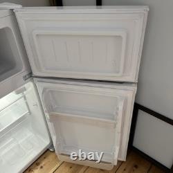 88L Under Counter Fridge Freezer Small Refrigerator 5-Setting White