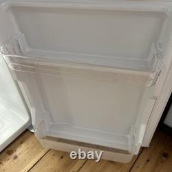 88L Under Counter Fridge Freezer Small Refrigerator 5-Setting White