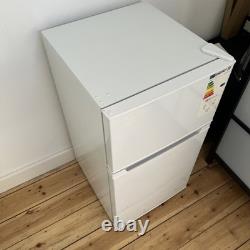 88L Under Counter Fridge Freezer Small Refrigerator 5-Setting White