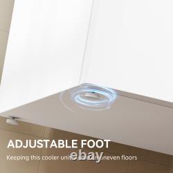 88L Under Counter Fridge Freezer with 5-Setting Thermostat