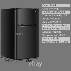 90L Freestanding Undercounter Refrigerator with 2 Reversible Door