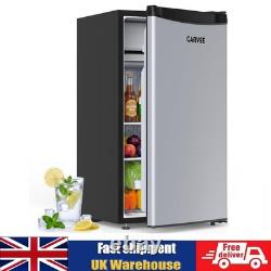 90L Mini Fridge Under Counter Fridge Freezer with Adjustable Temperature Control
