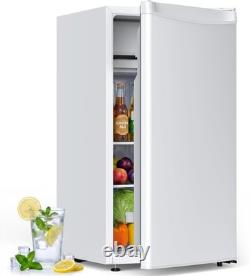 90L Under Counter Larder Fridge Freestanding Mini Fridge Temperature Control