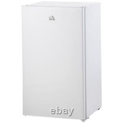 91L Freestanding Under Counter Fridge Ice Box Reversible Door White HOMCOM