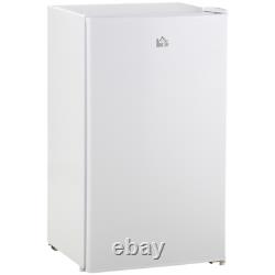 91L Freestanding Under Counter Fridge Ice Box Reversible Door White HOMCOM