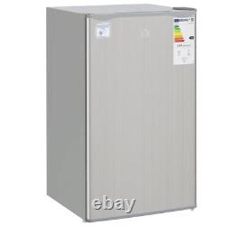91L Freestanding Under Counter Fridge with Lock Kitchen Appliances Grey