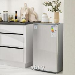 91L Freestanding Under Counter Fridge with Lock Kitchen Appliances Grey