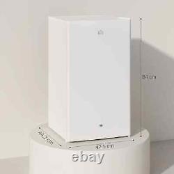 91L Freestanding Under-Counter Fridge with Lock White