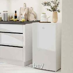 91L Freestanding Under-Counter Fridge with Lock White