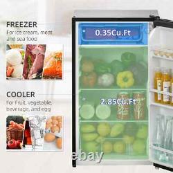 91 Litre Freestanding Under Counter Fridge Freezer Black RRP £189.99 FREE P&P